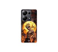 Funda de teléfono - MANIACASE - Xiaomi Redmi Note 13 Pro 4G - Silicona - Flexible - Dark Naruto luna 3D