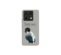 Funda de teléfono - MANIACASE - Xiaomi Redmi Note 13 Pro 5G - Silicona TPU - Anime Death Note - Negro