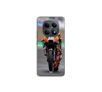 Funda de teléfono - MANIACASE - Xiaomi Redmi Note 15 5G - Silicona TPU - Miguel Oliveira MotoGP - Negro