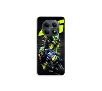 Funda de teléfono - MANIACASE - Xiaomi Redmi Note 15 5g - Silicona TPU - Negro - Valentino Rossi MotoGP