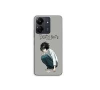 Funda de teléfono personalizada - MANIACASE - Xiaomi Redmi 13C 4G - Silicona TPU - Diseño Anime Death Note Ryuzaki - Negro