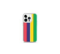 Funda de teléfono - PIXELFORMA - iPhone 14 Pro - Flexible - Antichoque - Bandera de Isla Mauricio