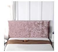 Funda de terciopelo a prueba de polvo, protector elástico todo incluido para cama de matrimonio o cama de matrimonio, elegante funda de respaldo de color sólido, perfecta decoración de dormitorio, 120