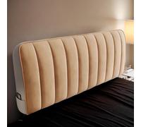 Funda de terciopelo lavable para cabecero de cama de dormitorio moderno, elegante, suave, se adapta a cabeceros de 120 cm, fácil cuidado.