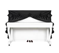 Funda de terciopelo para piano de 88 teclas, suave, lavable, cubierta protectora para teclado de piano, cubierta antipolvo a prueba de polvo