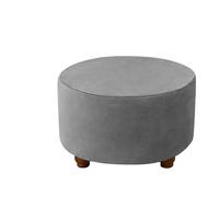 Funda de terciopelo suave para taburete, elástica, todo incluido para asientos de dormitorio, elegante protector de silla, tamaño A6, tamaño M, mejora la decoración del hogar
