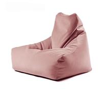 Funda de terciopelo suave (sin relleno) para uso en interiores y exteriores, se adapta a la mayoría de pufs, ideal para sala de estar, dormitorio, oficina, dormitorio, color rosa elegante
