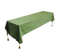 Funda de terciopelo vertical para piano con colgante de borla, protector de piano de color sólido y taburete, tela suave y moderna decorada para instrumentos musicales (80 x 100 cm, verde)
