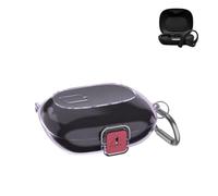 Funda de TPU a prueba de golpes compatible con JBL Sense Lite, funda protectora impermeable y resistente al sudor con mosquetón para deportes al aire libre, morado