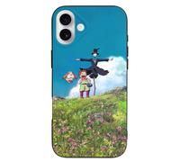 Funda de TPU de El Castillo Ambulante de Howl compatible con iPhone 16 Plus: ultradelgada, a prueba de golpes, resistente al amarilleamiento,