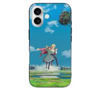 Funda de TPU de El Castillo Ambulante de Howl compatible con iPhone 16: ultradelgada, a prueba de golpes, antiamarilleo, resistente a los arañazos,