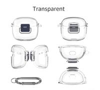 Funda de TPU para auriculares JBL Tune para Flex 2, protección mejorada contra el agua y los impactos (transparente)