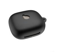 Funda de TPU para Beats Powerbeats Fit - Funda de silicona resistente a los arañazos con cierre de metal y soporte para teléfono móvil - (negro)