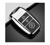 Funda De TPU para Llave De Coche para KIA para Rio para Rio5 para Sportage para Ceed para Cerato K3 KX3 K4 K5 para Sorento para Optima Y para Picanto(Sliver)