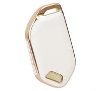 Funda de TPU para llave de Kia para Picanto Ev9 Sorento 2024, accesorios protectores para llaves de automóvil con propiedades antidesgaste y transmisión de señal estable (blanco)