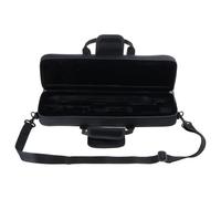 Funda de transporte acolchada de nailon para flauta, portátil, bolsa de hombro, forro suave, bolsa de flauta de 16 agujeros