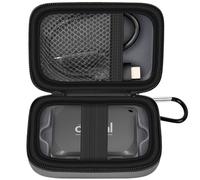 Funda de transporte compatible con Crucial X10/X9 Pro 4TB/2TB/1TB SSD portátil, unidad de estado sólido externa, bolsa de almacenamiento duro para cable USB-C (solo caja) (gris oscuro)
