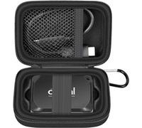 Funda de transporte compatible con Crucial X10/X9 Pro 4TB/2TB/1TB SSD portátil, unidad externa de estado sólido, bolsa de almacenamiento duro para cable USB-C (solo caja)