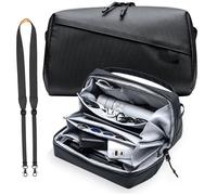 Funda de transporte compatible con DJI Osmo Pocket 3/OACTION 3, organizador portátil de viaje grande, impermeable, bolsa protectora multicapa, bolsa de almacenamiento todo en uno para Insta360 X4 Ace