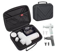 Funda de transporte compatible con Hypervolt Go 2/Hypervolt Go organizador de almacenamiento de viaje rígido para dispositivos Hyperice Hypervolt GO y Go 2 pistola de masaje