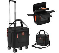 Funda de transporte compatible con Jackery 1000 v2, cubiertas de generador con ruedas y varillas de tracción, bolsa de viaje para estación eléctrica portátil Jackery, bolsa de transporte con
