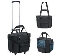 Funda de transporte compatible con la central eléctrica portátil ECOFLOW DELTA 2, bolsa de almacenamiento de viaje para ecoflow y accesorios, bolsa de estación de energía con ruedas y varillas de