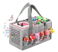 Funda de transporte compatible con Tonies Starter Set y bolsa de almacenamiento de accesorios, bolsa organizadora para Toniebox Starter Kit, Gray