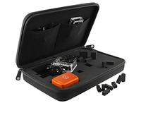 Funda de transporte con interior totalmente personalizable compatible con GoPro Hero 8 Black, 7, 6,5 Black, Session, Hero 4, Session, Black, Silver, Hero+ LCD, 3+, 3, DJI Osmo Action - Adapta la funda