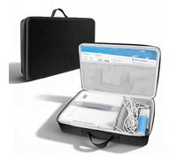 Funda de transporte de EVA para robot Ecovacs W1SW2S de limpieza de ventanas, solución de almacenamiento compacta para mantener el dispositivo organizado y protegido (negro)