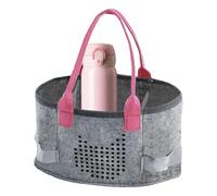 Funda de transporte de fieltro, bolsa de almacenamiento portátil, organizador de viaje ligero, funda protectora suave, material resistente, 100 g, para accesorios electrónicos, c, Refer to