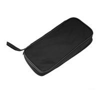 Funda de transporte de multímetro de lona, impermeable, a prueba de golpes, bolsa de herramientas suave con bolsillo para multímetros digitales, bolsa protectora compatible con múltiples marcas (L)