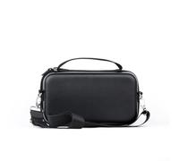 Funda de transporte de piel sintética para DJI, para Osmo Action 6, bolsa impermeable para cámara con correa de hombro ajustable, organizador de almacenamiento de viaje portátil, para exteriores (gris