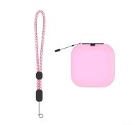 Funda de transporte de poliuretano para Takara-Tomy Punyrunzu, funda protectora de viaje con cierre de cremallera, mosquetón para accesorios de consola de juegos portátiles