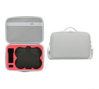 Funda de transporte de poliuretano portátil impermeable con correa de hombro ajustable para controlador DJI Avata 360 y RC2, bolsa de almacenamiento compacta de viaje (gris)