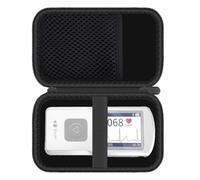 Funda de Transporte EVA para EMAY ECG Monitor 20, Estuche rígido a Prueba de Golpes y Ligero, Compatible con Monitor portátil inalámbrico de frecuencia cardíaca y Salud (Negro)