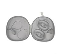 Funda de transporte EVA resistente para auriculares Sony WH-1000XM6 que soporta el transporte seguro de auriculares y cables asociados (gris)