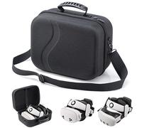 Funda de transporte grande para Meta Quest 3S, funda de viaje rígida compatible con BOBOVR S3 Pro/Kiwi, correa de cabeza de batería, controlador Oculus Quest 3S y otros accesorios, bolsa de viaje