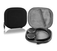 Funda de Transporte Linkidea para Auriculares Compatible con AKG Y500, Y50BT, Sony WH-CH520 y Philips TAUH202BK, Estuche rígido de Viaje con Espacio para Cable y Cargador, Negro