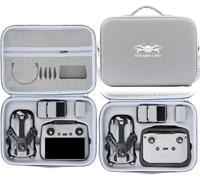 Funda de transporte Mini 5 Pro, funda rígida impermeable de poliuretano para DJI Mini 5 Pro Fly More Combo Drone y RC 2/RC-N3, bolsa de viaje, gris, Bolsa de almacenamiento para cámara