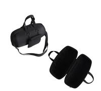Funda de transporte para altavoz JBL Xtreme 5, bolsa de almacenamiento de viaje rígida con correa para el hombro y pequeña bolsa de tela a prueba de golpes, accesorios para altavoces (negro)