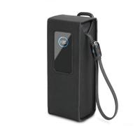 Funda de transporte para banco de energía Anker, bolsa de almacenamiento portátil de 16,3 x 6 x 5 cm para cargador de laptop de 25000 mAh y 165 W, organizador de viaje negro de poliuretano