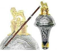 Funda de transporte para cama de matrimonio, tamaño de 152 cm, con cabezal de color plateado, diseño de león y texto en inglés"Drum Makor"