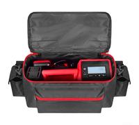 Funda de transporte para compresor de aire compatible con 284820277120, diseñada con forro suave y múltiples compartimentos de almacenamiento para herramientas