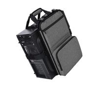 Funda de transporte para computadora de escritorio, para procesador principal, teclado y auriculares, soporte de correa ajustable