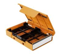 Funda de transporte para discos duros de ABS para unidades de 4 x 2.5 pulgadas o 1 x 3.5 pulgadas, ideal para uso en casa y oficina