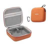Funda de Transporte para dji Flip, Bolsa de Almacenamiento Portátil Bolso Estuche Duro Accesorios para Drones, 19 x 17.3 x 7.5cm (Naranja)