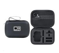Funda de transporte para DJI Osmo Action 6 Creator, funda protectora de poliuretano rígida, bolsa de almacenamiento de viaje, caja protectora para accesorios de cámara Action6, Negro con patrón, Funda