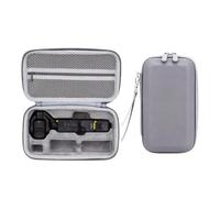 Funda de transporte para DJI Osmo Pocket 4 Pro, bolsa de transporte portátil grande de poliuretano, funda protectora de viaje rígida para Pocket 4 Pro Creator Combo Accesorios, Gray, Funda de