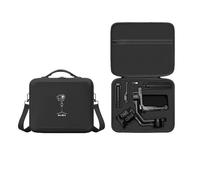 Funda de transporte para DJI RS 5, funda protectora rígida impermeable, portátil, bolsa de hombro, funda de viaje para estabilizador de cardán DJI RS5 y accesorios, Black, Sencillo