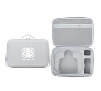 Funda de transporte para dron DJI Avata 360, bolsa de hombro portátil de poliuretano para Avata 360 Fly More Combo Accesorios, compatible con controlador RC2, accesorios de centro de carga, Gris con
